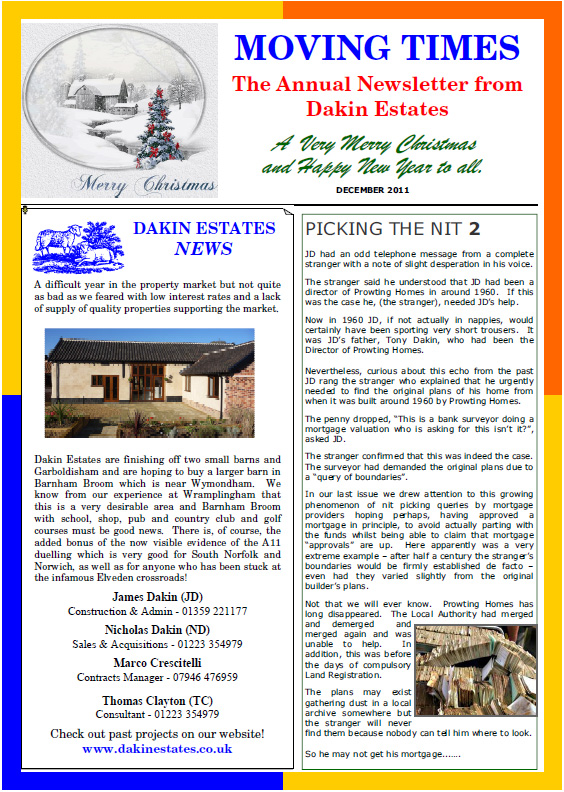 Issue 10 - Moving Times - Dakin Estates Ltd